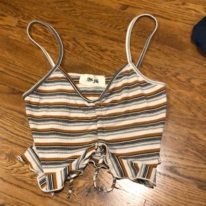 Hippie love crop top